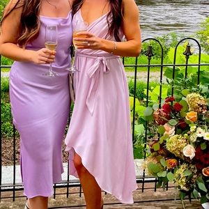 Hello Molly Fuel To My Fire Midi Dress Light Lilac